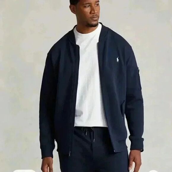 Polo Ralph Lauren Double-Knit Bomber Jacket - Picture 1 of 8